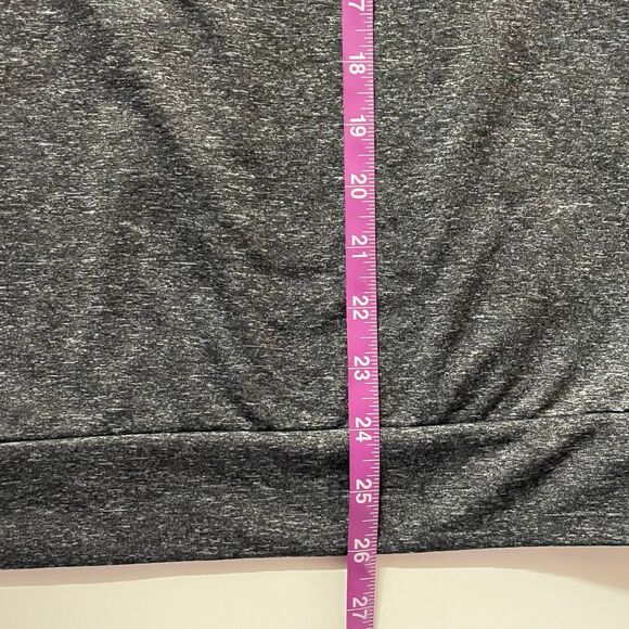 Barlver NWOT Black & Gray Striped Quarter Zip Pullover Hoodie Size S - Picture 8 of 11